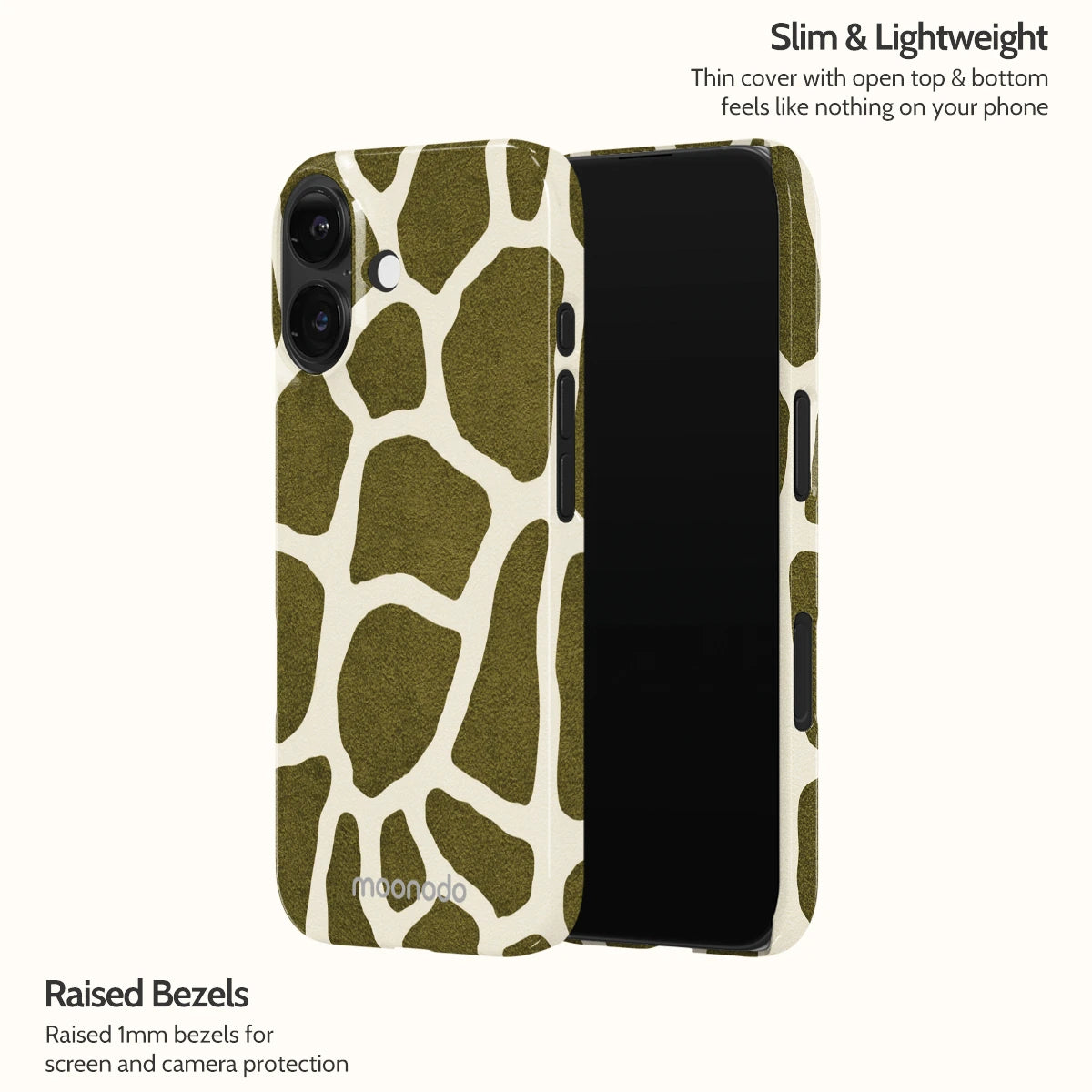 Olive Giraffe - iPhone 16 Case
