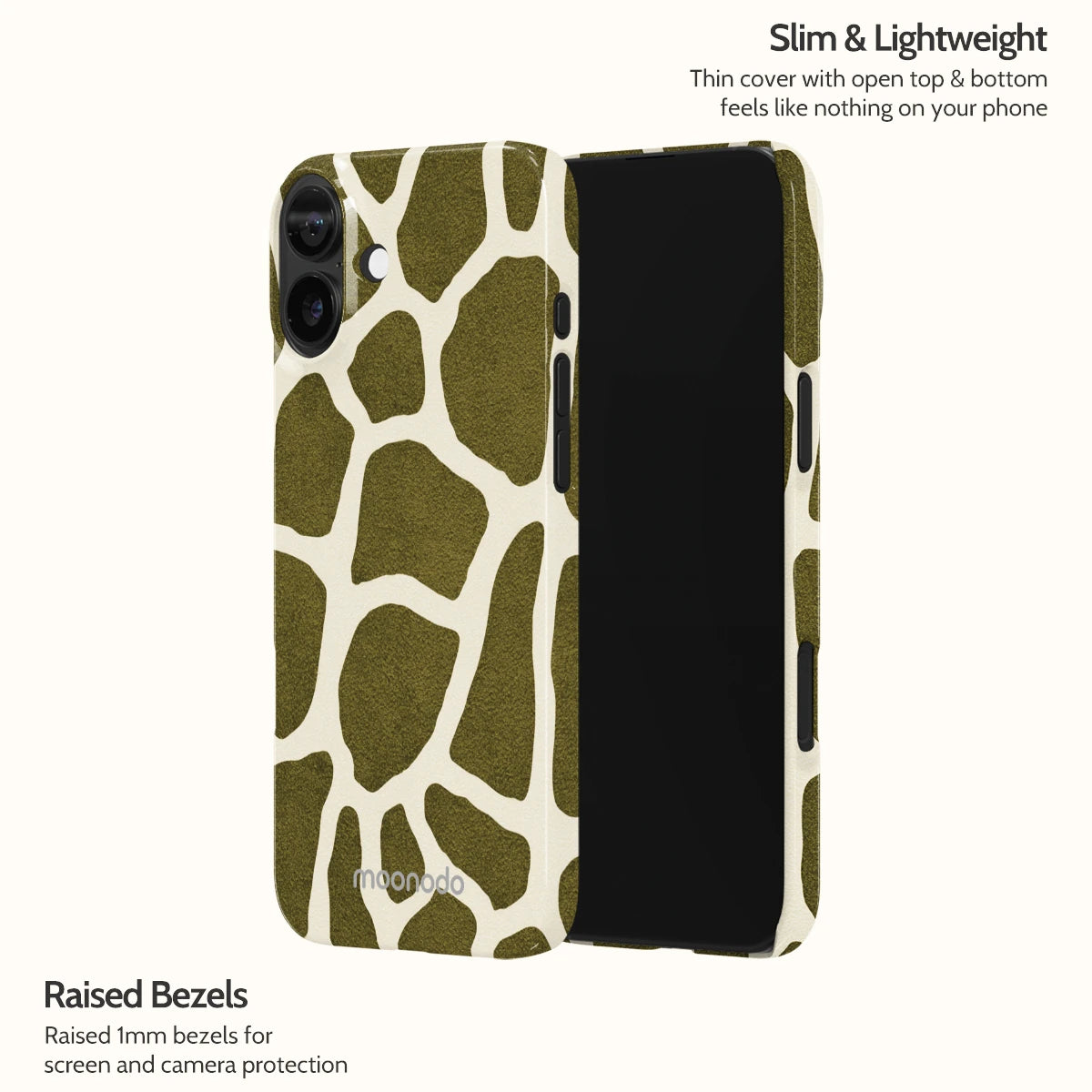 Olive Giraffe - iPhone 16 Plus Case