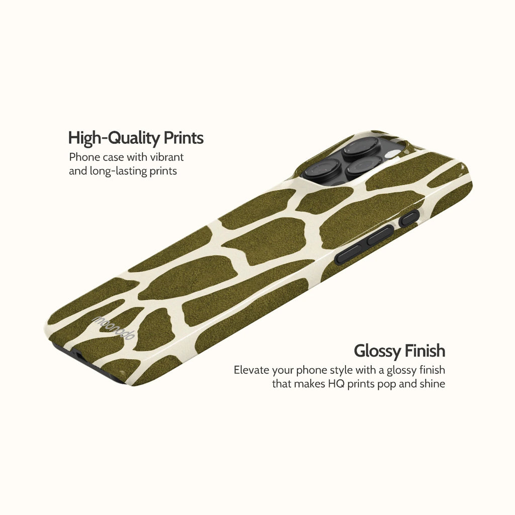 Olive Giraffe - iPhone 16 Pro Max Case