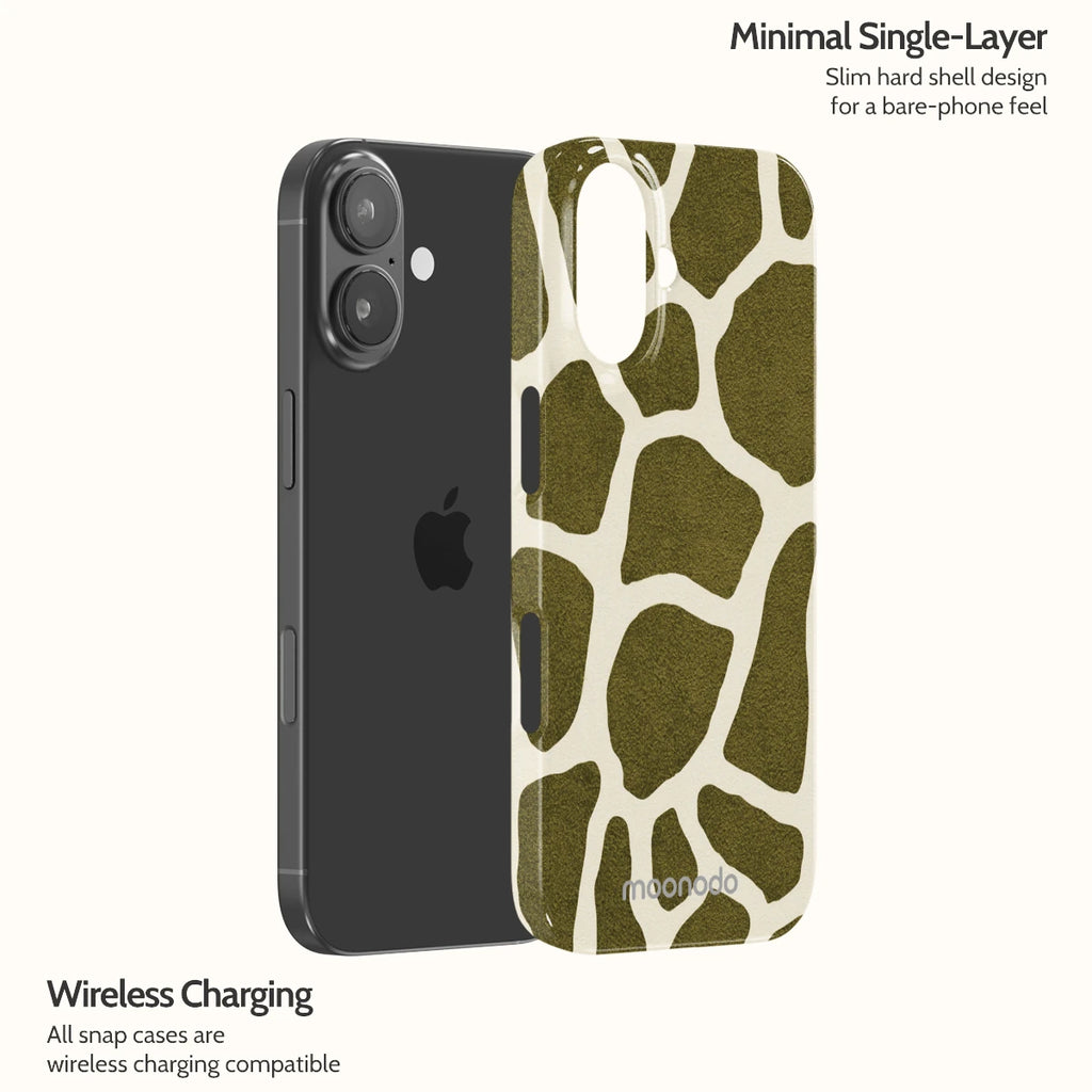 Olive Giraffe - iPhone 17 Case