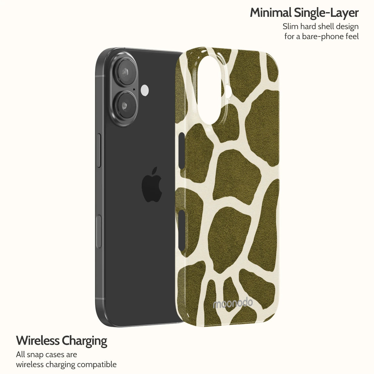 Olive Giraffe - iPhone 17 Case