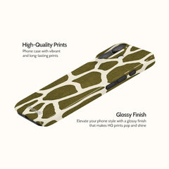 Olive Giraffe - iPhone 17 Case