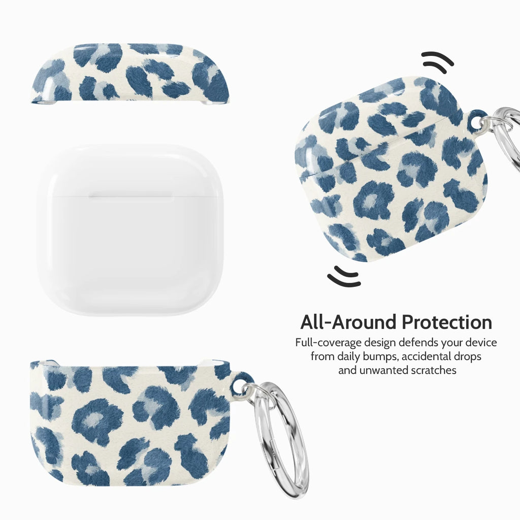 Denim Leopard - AirPods 4 Case