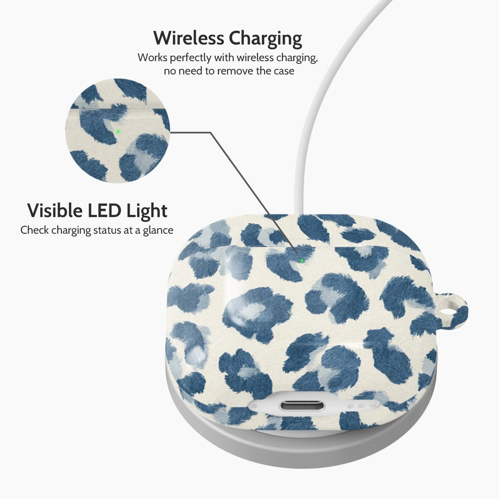 Denim Leopard - AirPods 4 Case