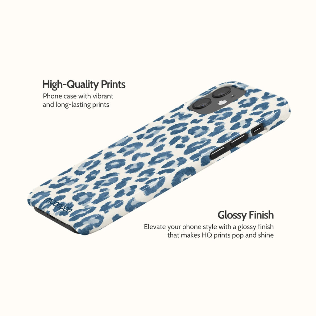 Denim Leopard - iPhone 12 Case