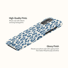 Denim Leopard - iPhone 12 Case