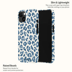 Denim Leopard - iPhone 14 Case