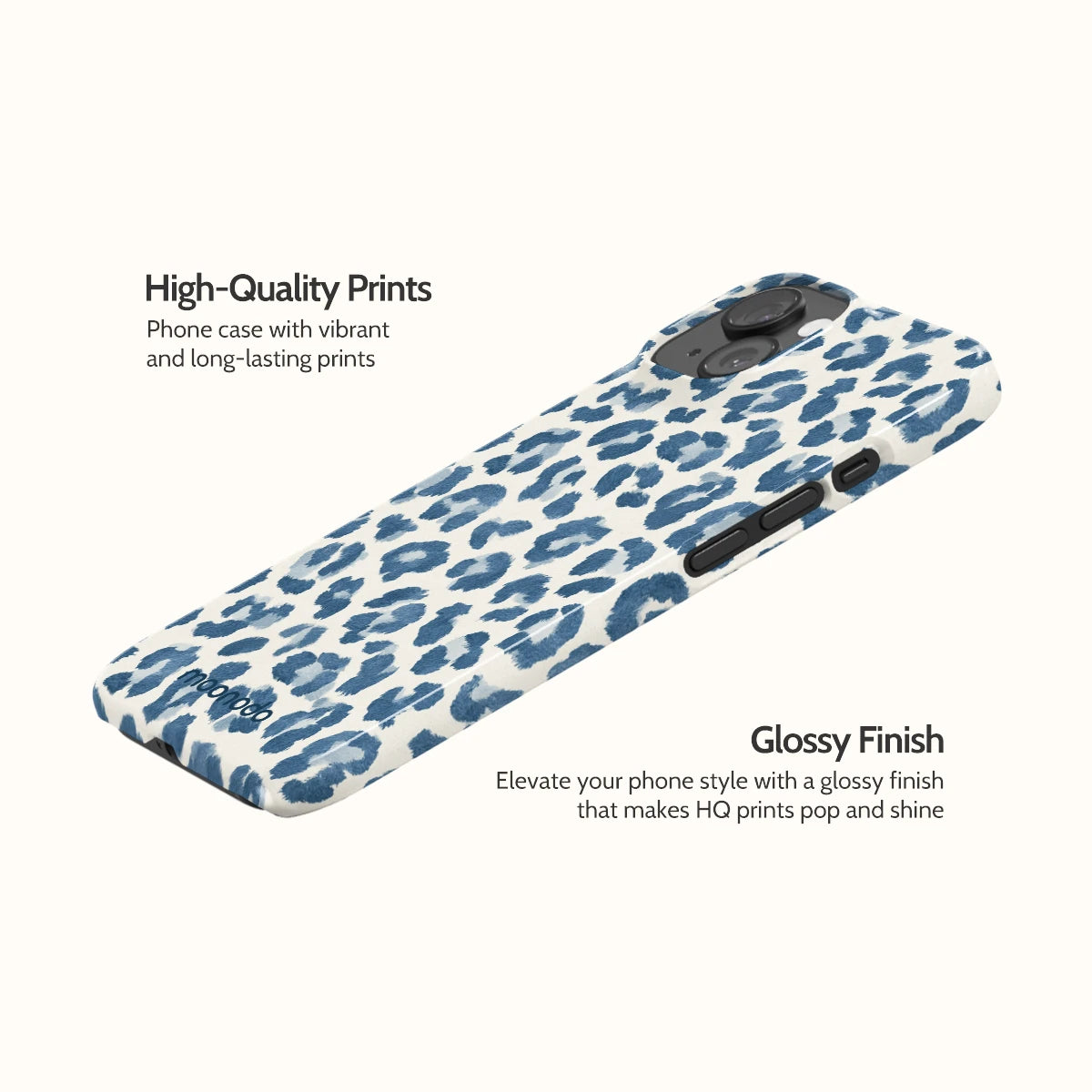 Denim Leopard - iPhone 15 Case