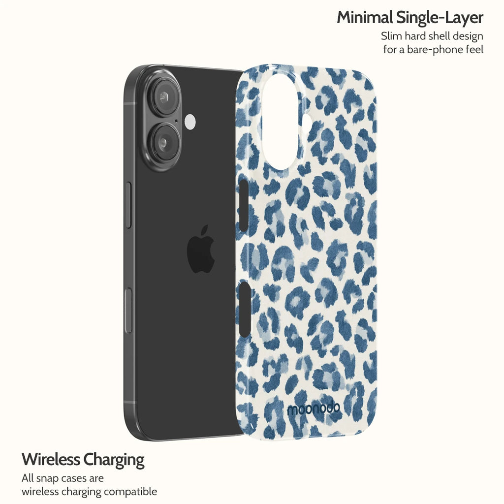 Denim Leopard - iPhone 16 Case