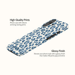Denim Leopard - iPhone 16 Case
