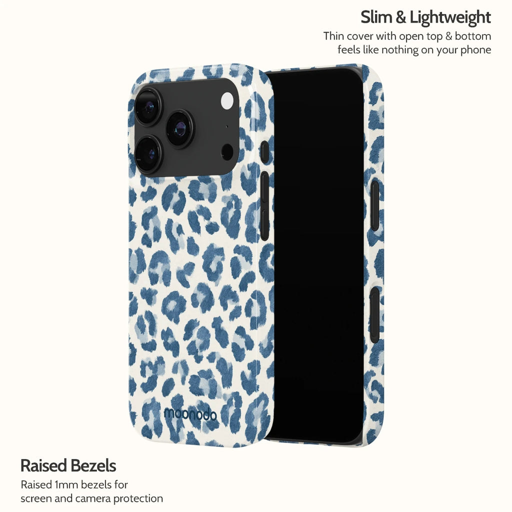 Denim Leopard - iPhone 17 Pro Case