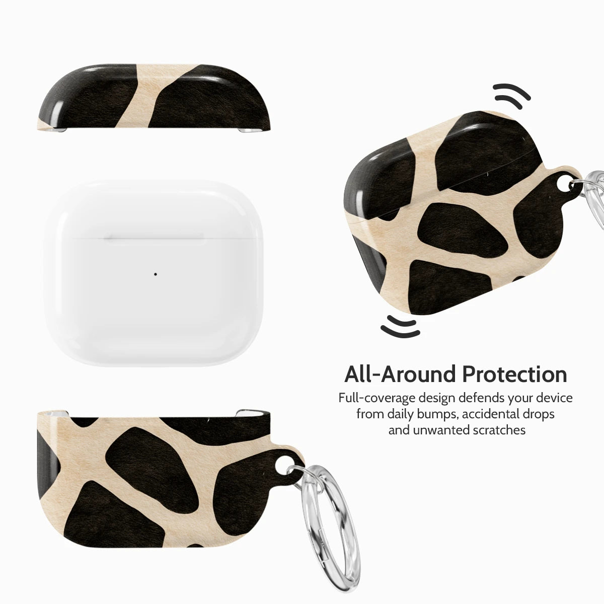 Noir Giraffe - AirPods 3 Case