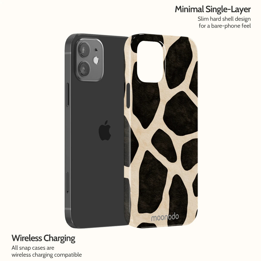 Noir Giraffe - iPhone 12 Case