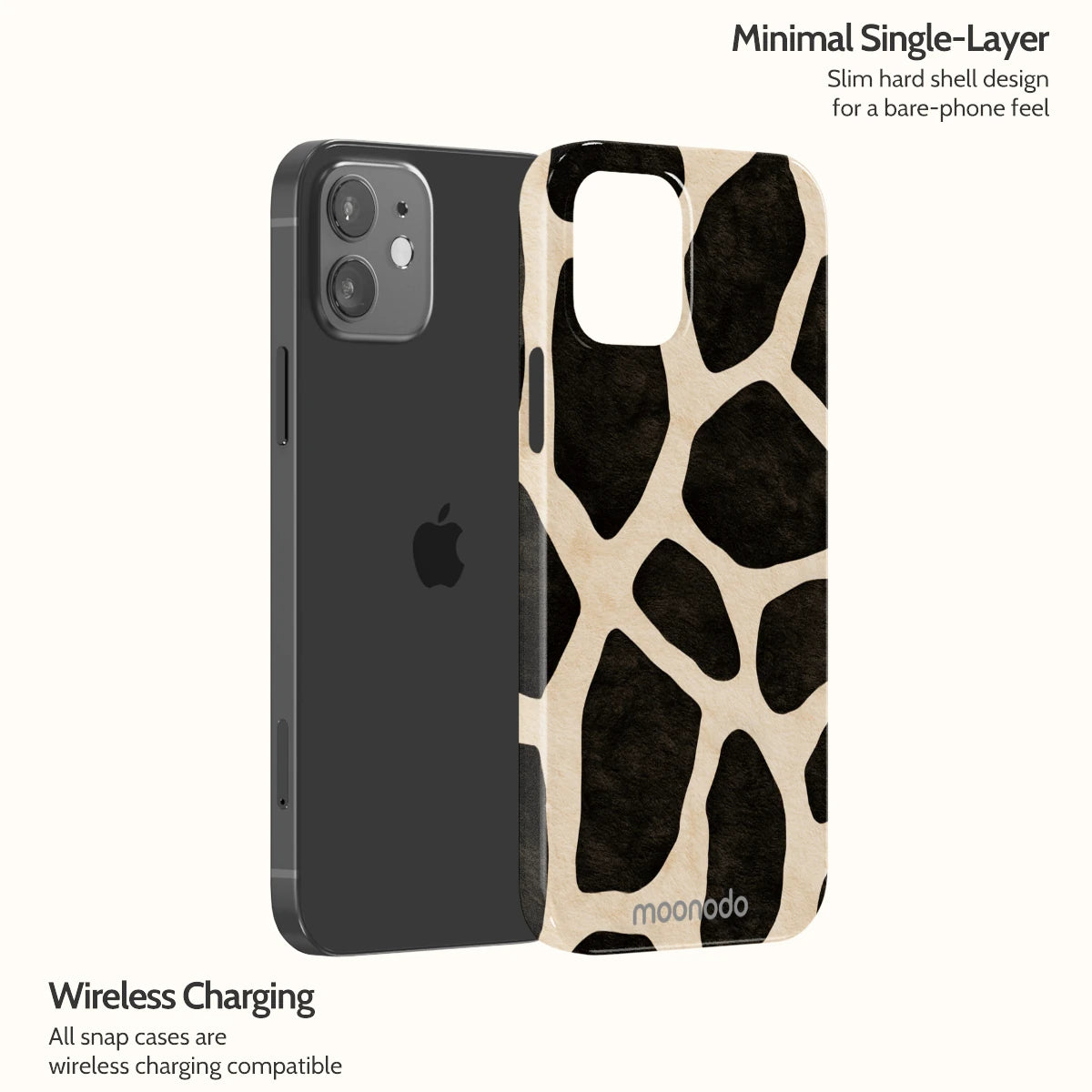 Noir Giraffe - iPhone 12 Case