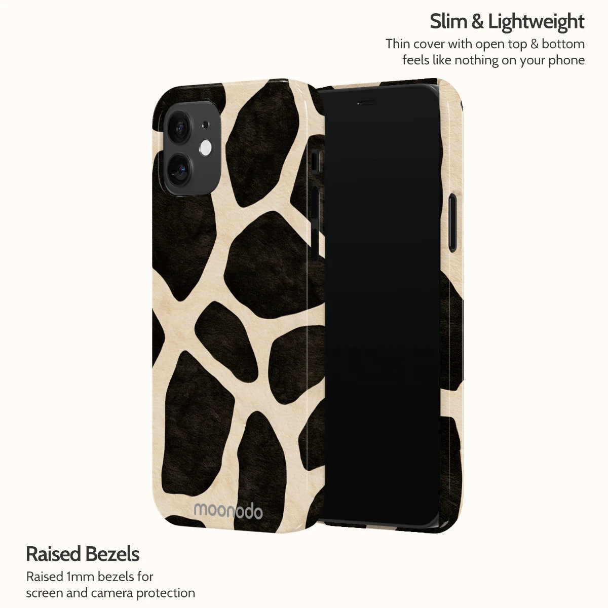 Noir Giraffe - iPhone 12 Case