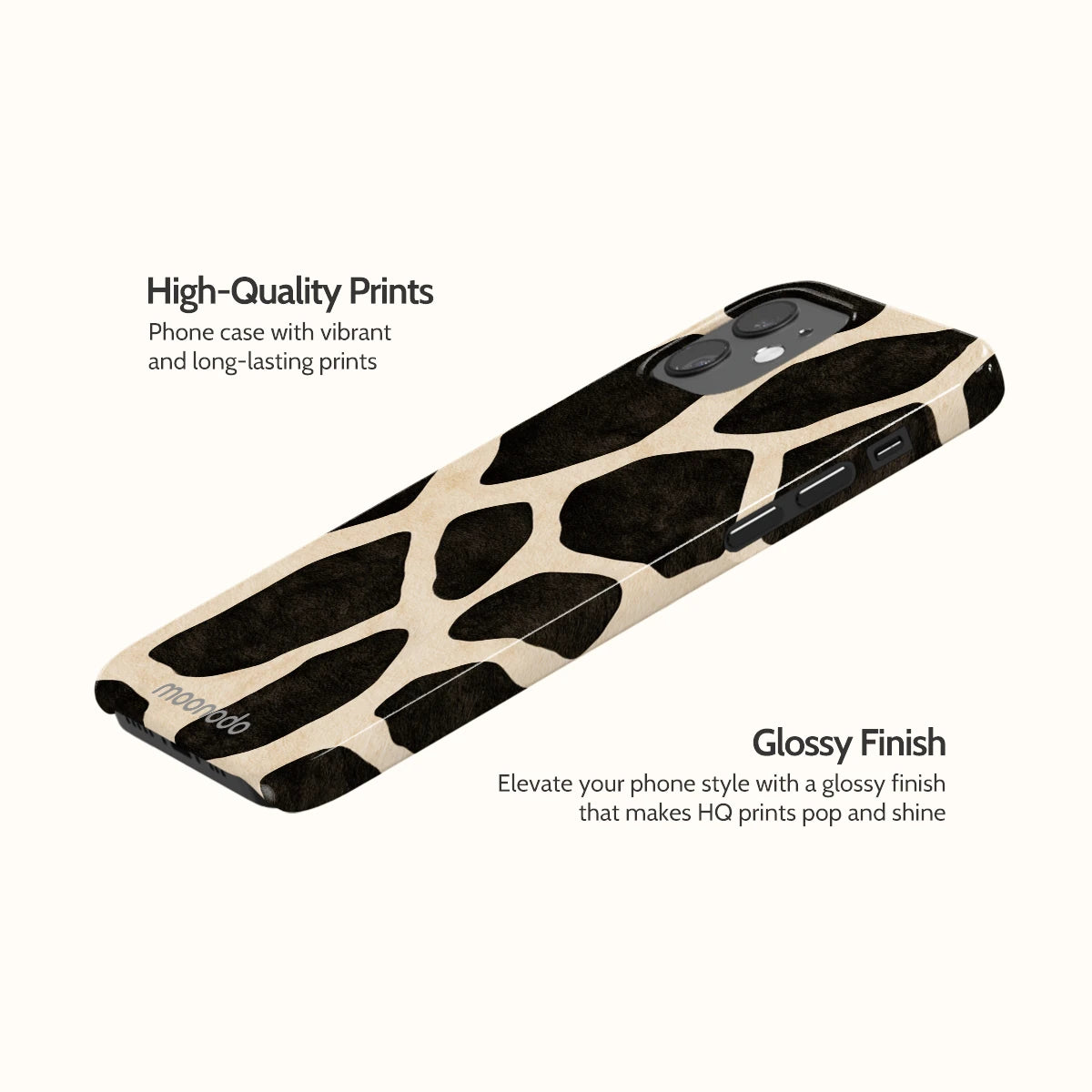 Noir Giraffe - iPhone 12 Case