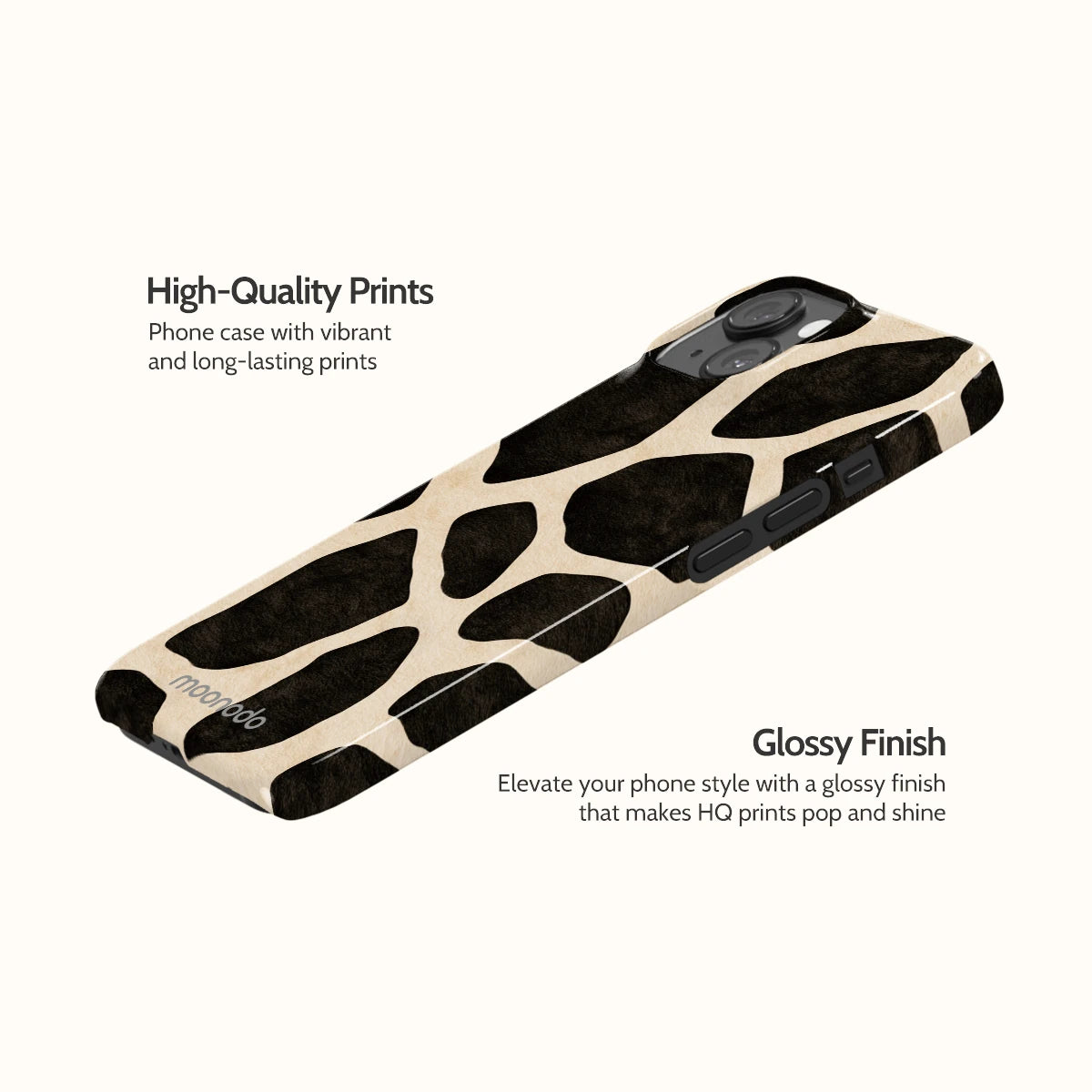Noir Giraffe - iPhone 14 Case