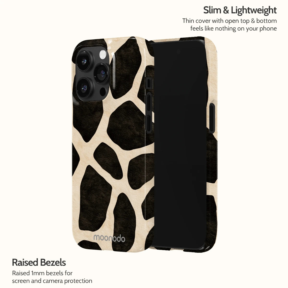 Noir Giraffe - iPhone 14 Pro Case