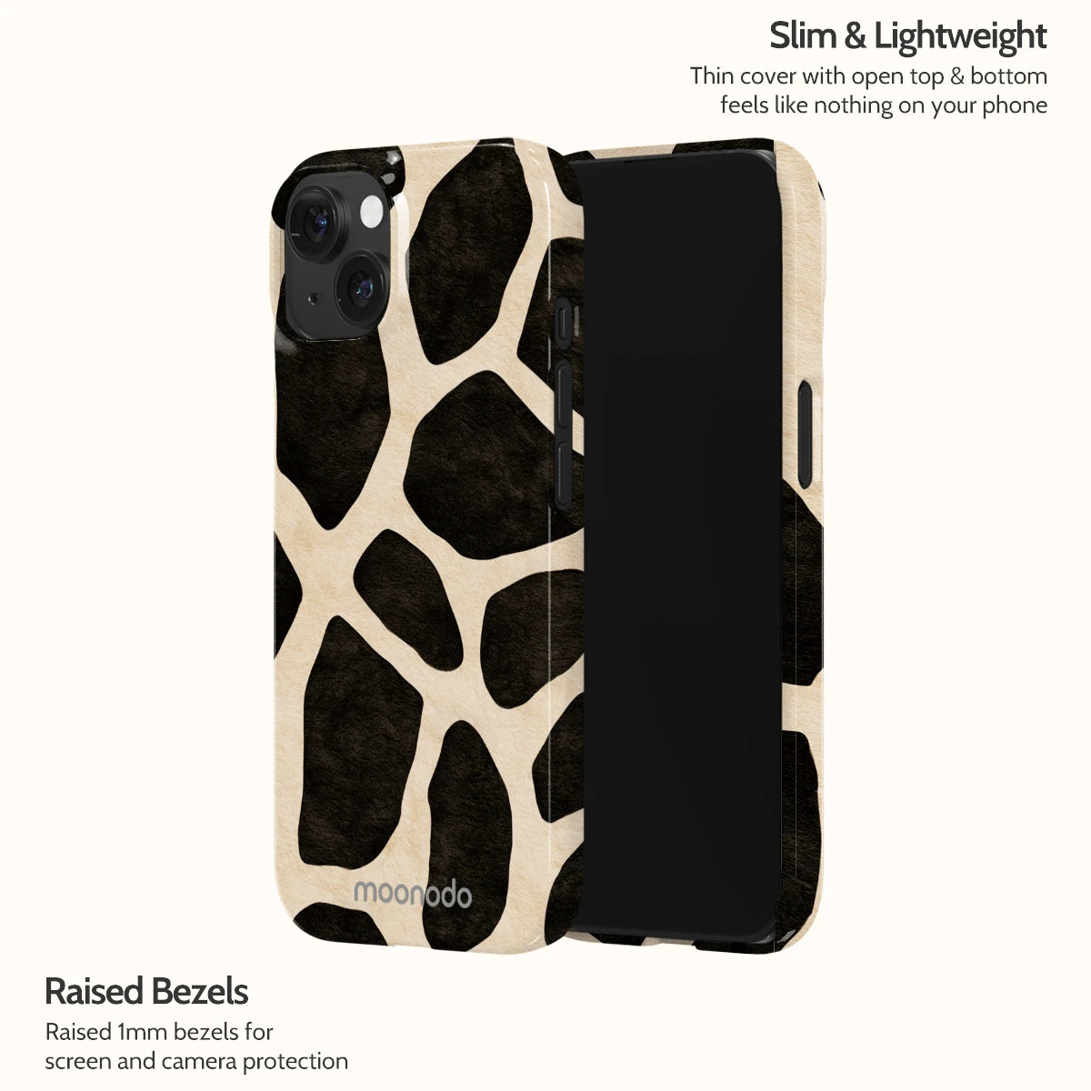 Noir Giraffe - iPhone 15 Case