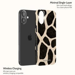 Noir Giraffe - iPhone 16 Plus Case