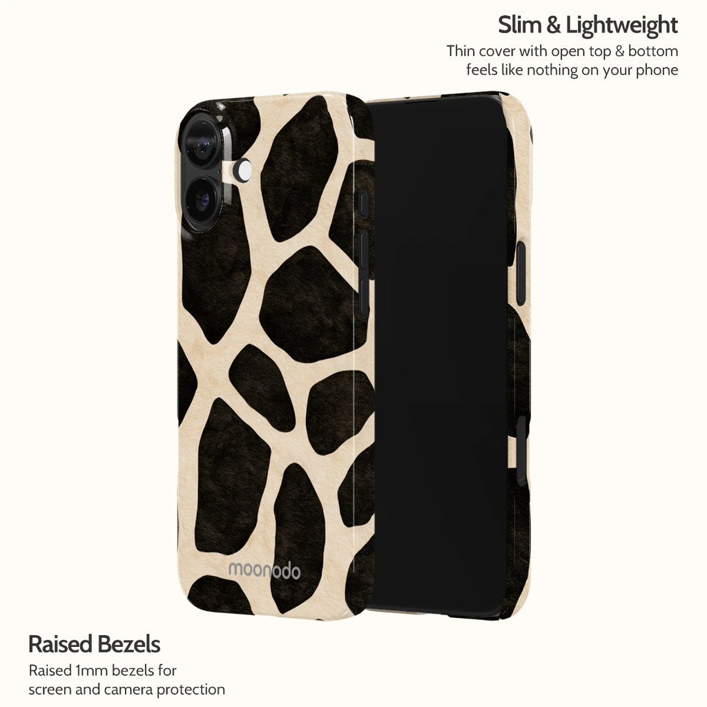 Noir Giraffe - iPhone 16 Plus Case