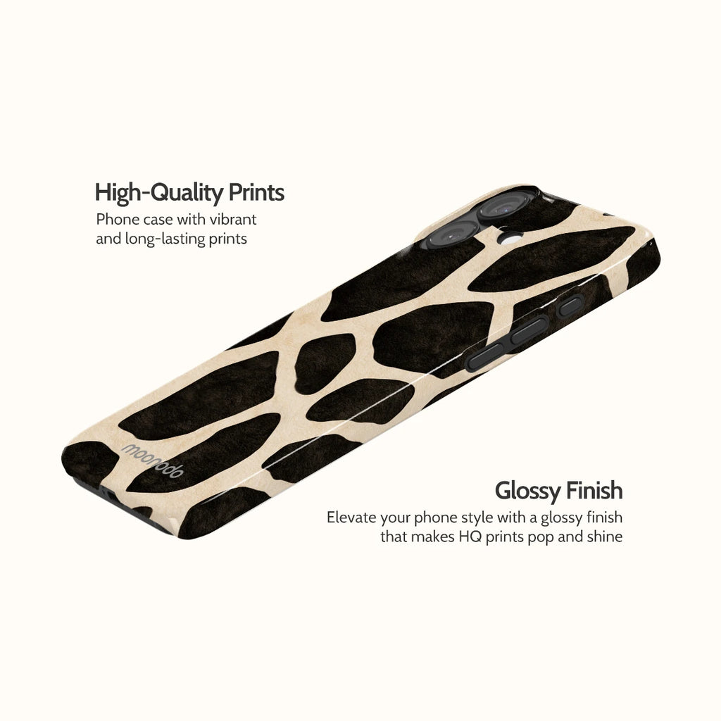 Noir Giraffe - iPhone 16 Plus Case