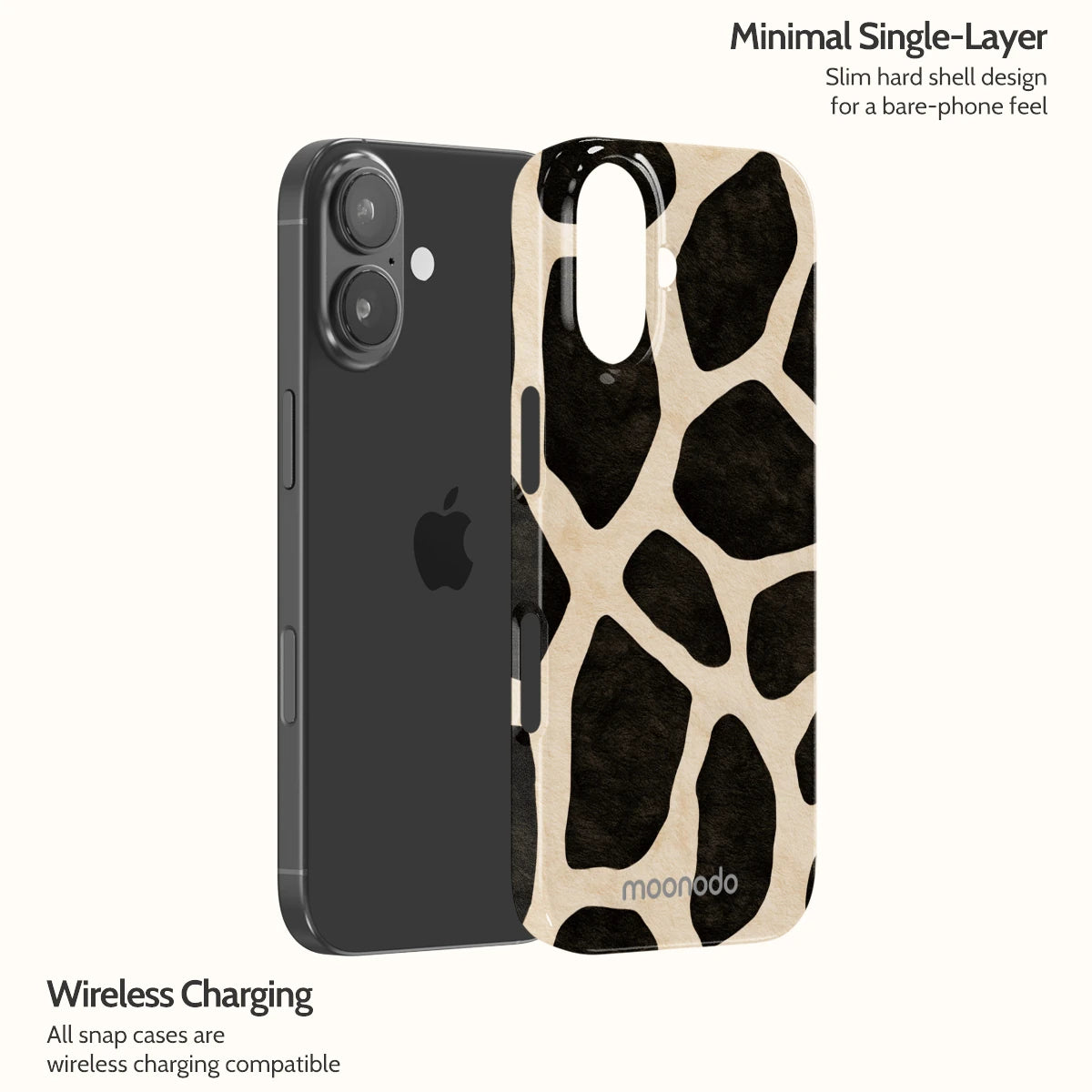 Noir Giraffe - iPhone 17 Case