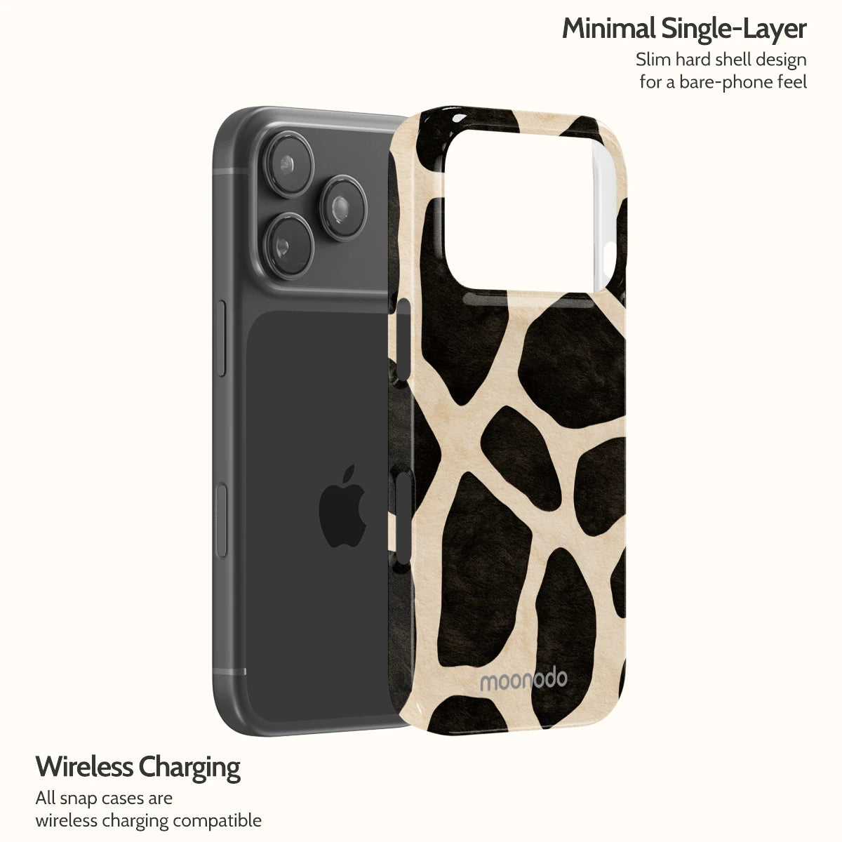 Noir Giraffe - iPhone 18 Pro Case