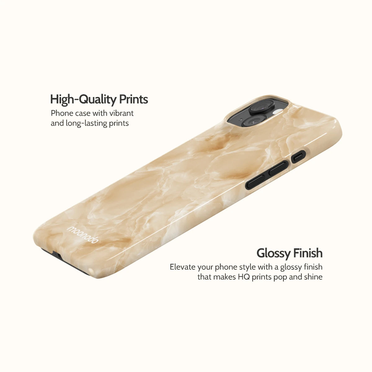 Ivory Resin - iPhone 15 Plus Case