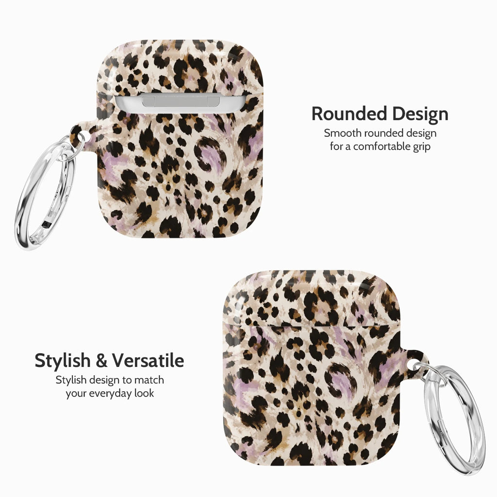 Mauve Leopard - AirPods 1 & 2 Case