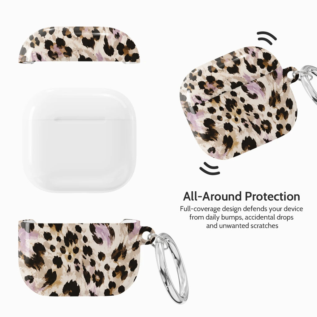 Mauve Leopard - AirPods 4 Case