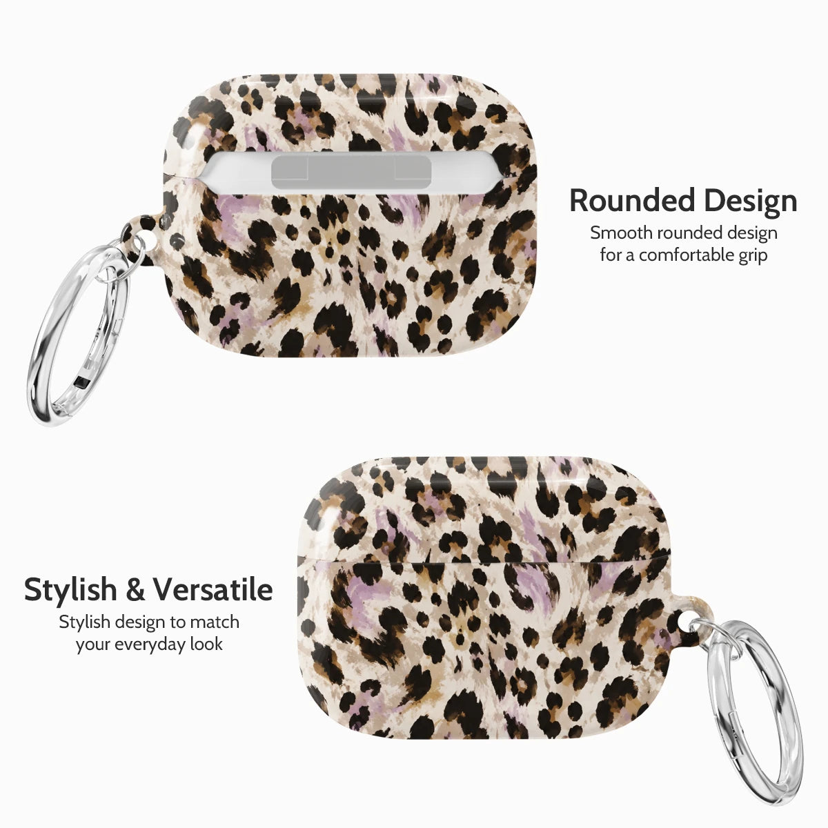 Mauve Leopard - AirPods Pro 1 Case