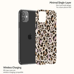 Mauve Leopard - iPhone 11 Case