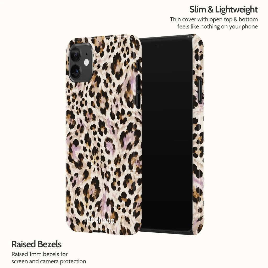 Mauve Leopard - iPhone 11 Case