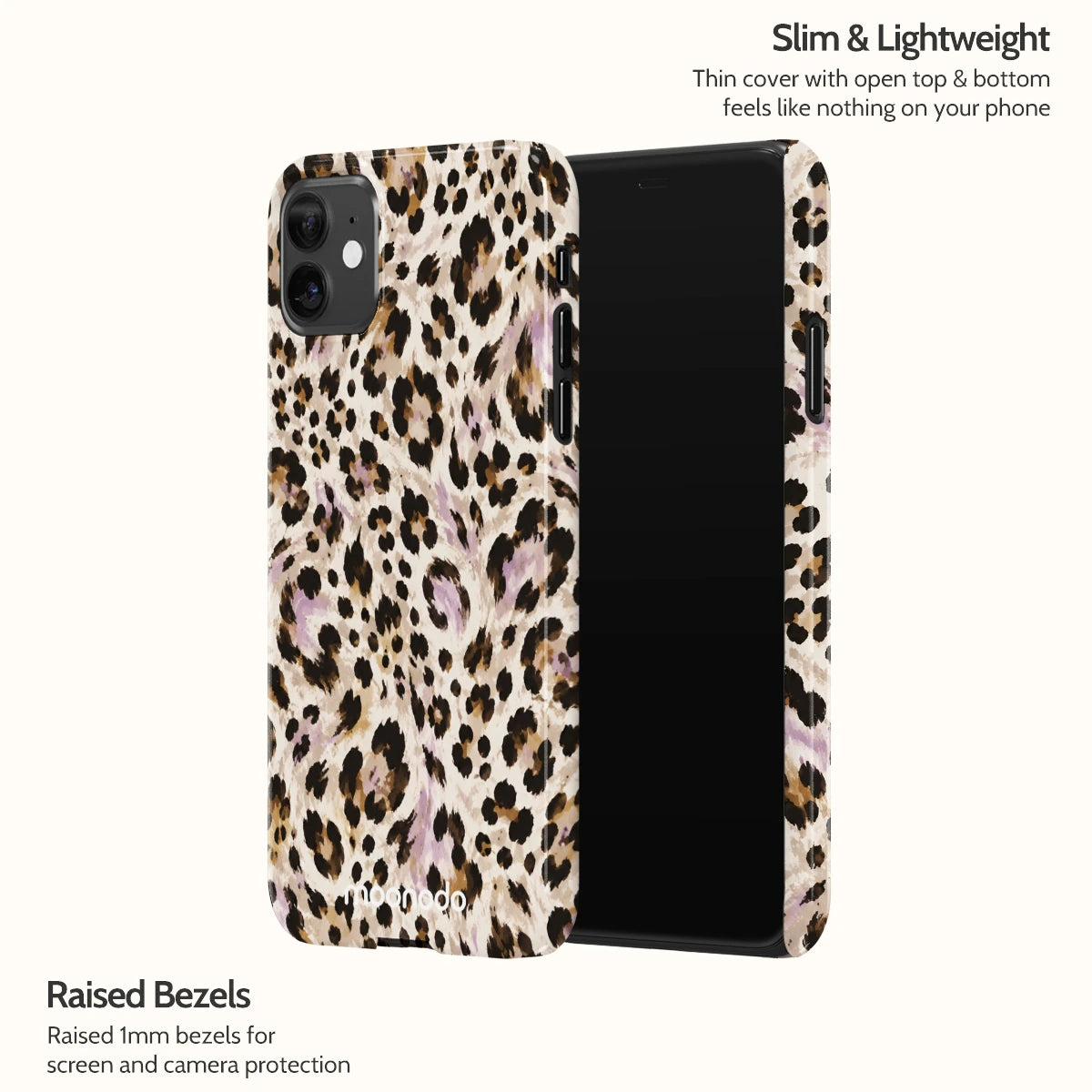 Mauve Leopard - iPhone 11 Case