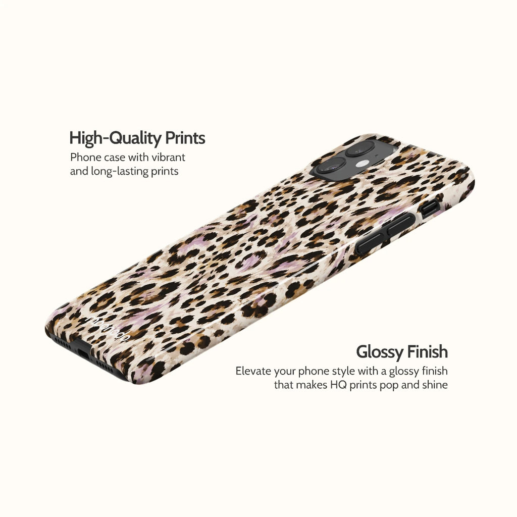 Mauve Leopard - iPhone 11 Case