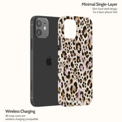 Mauve Leopard - iPhone 12 Case
