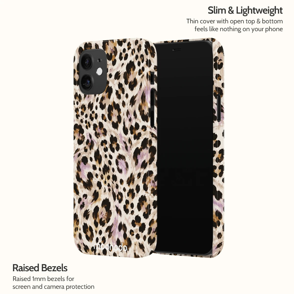 Mauve Leopard - iPhone 12 Case