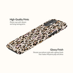 Mauve Leopard - iPhone 12 Case