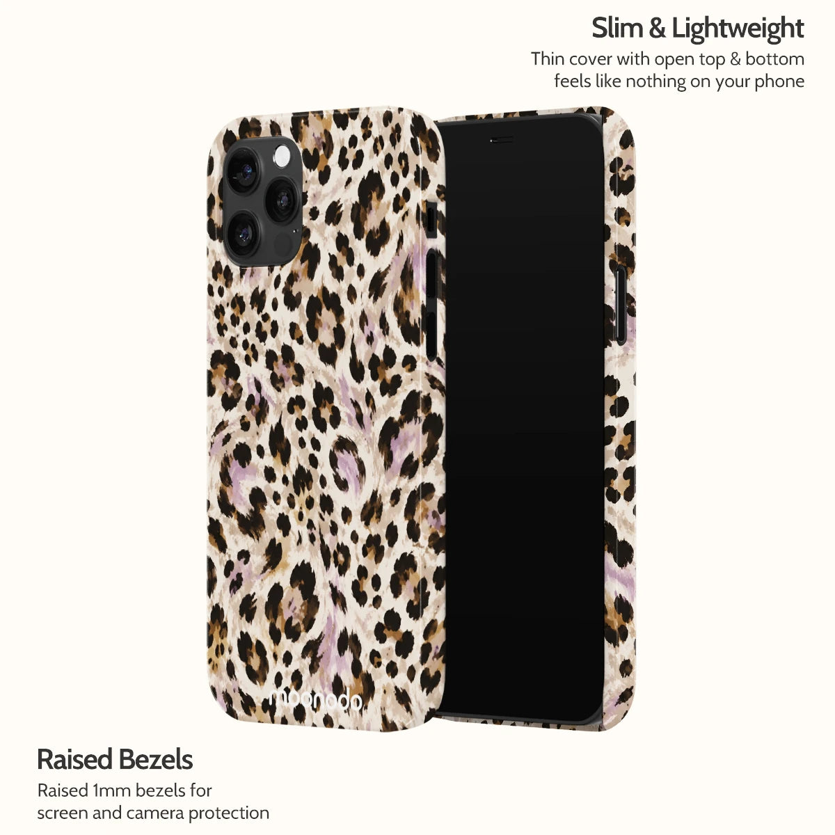Mauve Leopard - iPhone 12 Pro Case