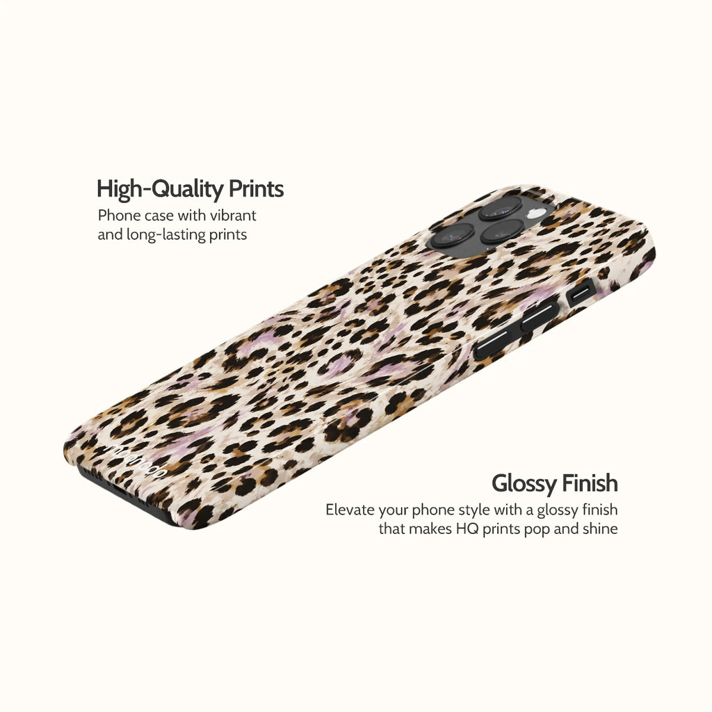 Mauve Leopard - iPhone 12 Pro Case