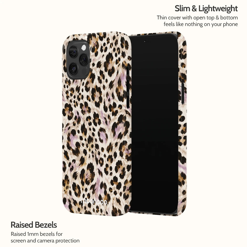 Mauve Leopard - iPhone 12 Pro Max Case