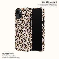 Mauve Leopard - iPhone 13 Mini Case