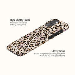 Mauve Leopard - iPhone 13 Mini Case