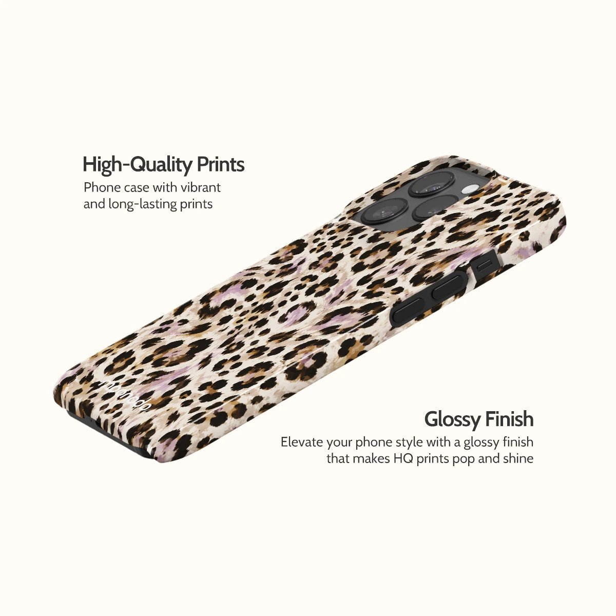 Mauve Leopard - iPhone 13 Pro Case