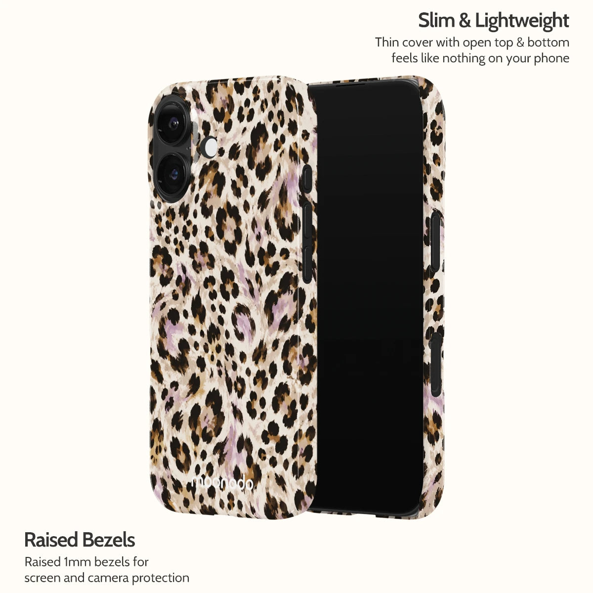 Mauve Leopard - iPhone 16 Case