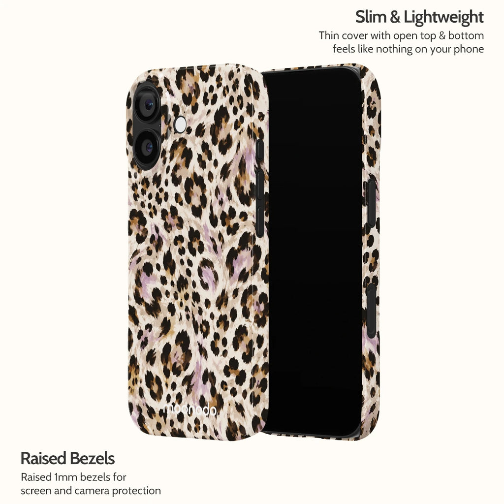 Mauve Leopard - iPhone 17 Case