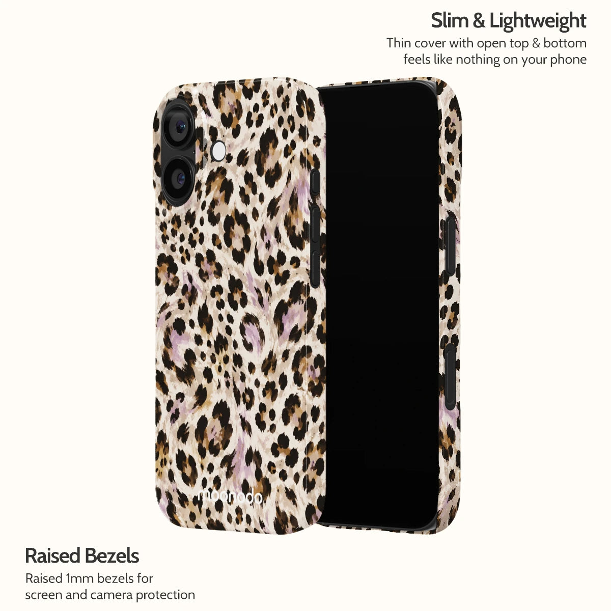 Mauve Leopard - iPhone 17 Case