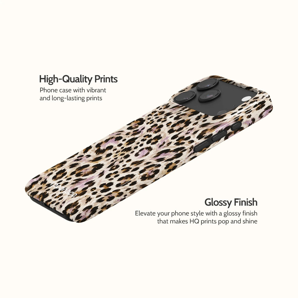 Mauve Leopard - iPhone 17 Pro Max Case