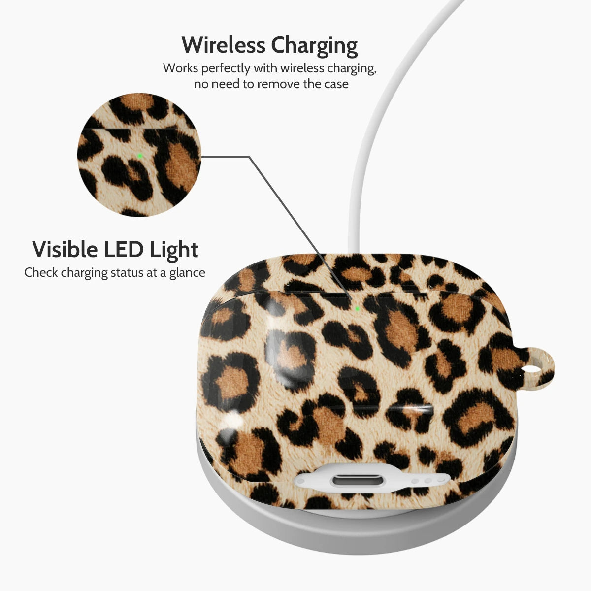 Tawny Leopard - AirPods 4 Case
